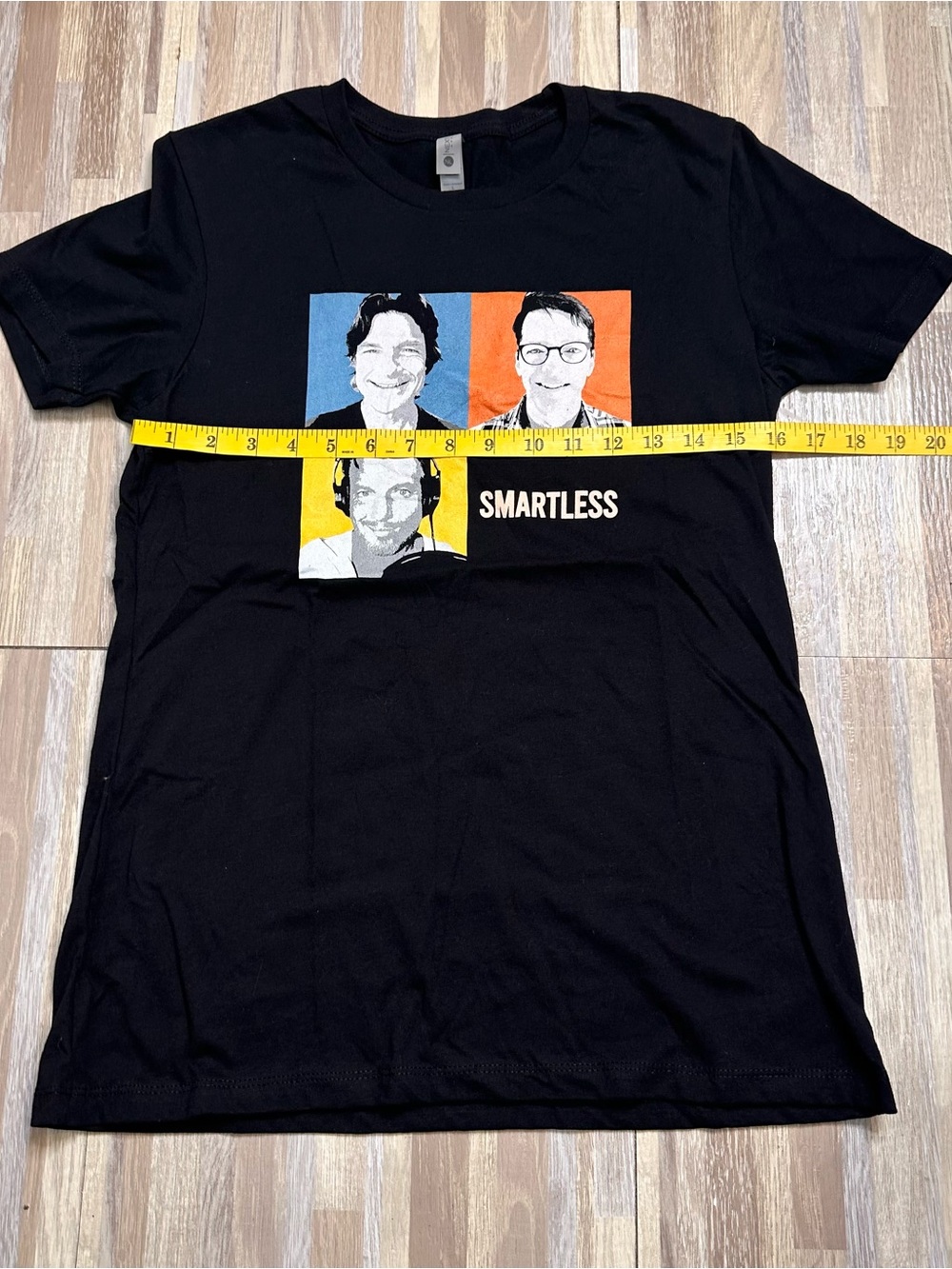 Smartless Podcast Black Graphic Crewneck T-Shirt Women’s Size Large - Picture 3 of 7